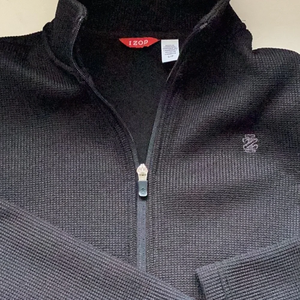 IZOD FLEECE-LINED WAFFLE WEAVE JACKET - Picture 3 of 9